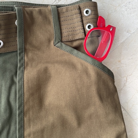 NWT DEREK LAM 10 CROSBY 2 TONE UTILITY PANTS - Picture 6 of 8